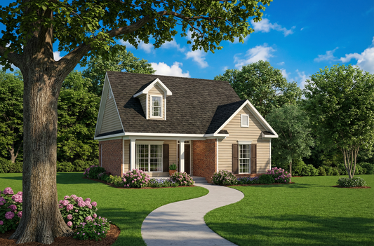 House Plan 130 Maple Street, Traditional House Plan