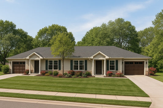 House Plan 1317B Muriel Drive-B, Multi-Family House Plan - Nelson Design Group