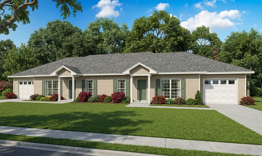 House Plan 1319B Needham Drive-B, Multi-Family House Plan