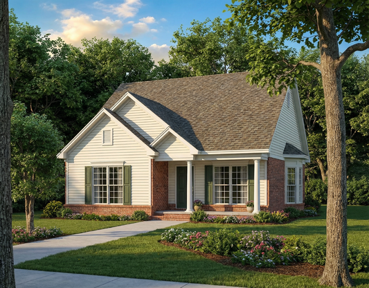 House Plan 133 Maple Street, Traditional House Plan