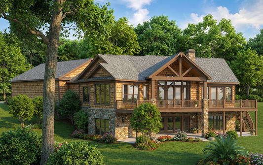 House Plan 1388 Red Oak Bluff, Angler Mountain House Plan