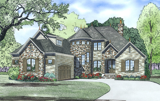 House Plan 1425 Chateau Pierre, European House Plan