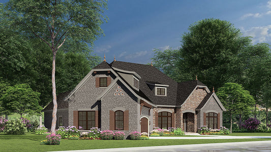 House Plan 1429 Blair Lane, European House Plan