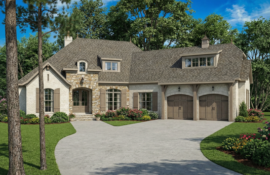 House Plan 1440 Canterbury Cove, European House Plan