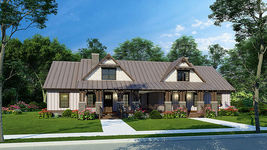 House Plan 1464 Camp Fishtale, Multi-Family House Plan