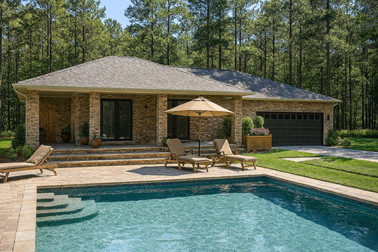 Pool House 1483 Hagan Drive, Garage & Pool House Plan - Nelson Design Group