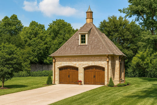 Garage Plan 1489 2-Car European Garage Plan, Garage & Pool House Plan