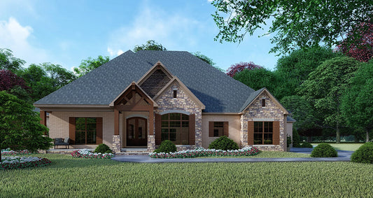 House Plan 1498 Crafton Place, Rustic House Plan - Nelson Design Group