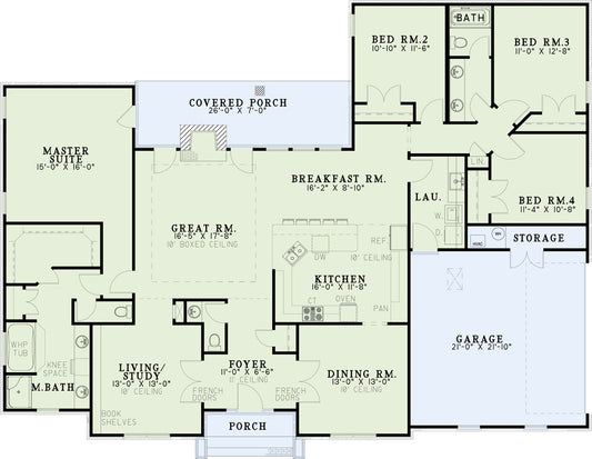 House Plan 152 Richmond Drive, Traditional House Plan