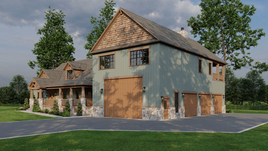 House Plan 1623 Angler Manor, Rustic House Plan