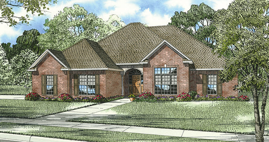 House Plan 185 Spruce Street, Traditional House Plan