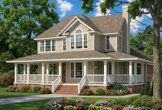 House Plan 217 Olive Street, Country Home House Plan