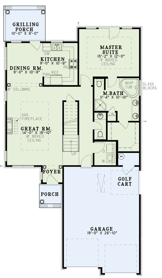 House Plan 287B Sage Meadows, Southern House Plan