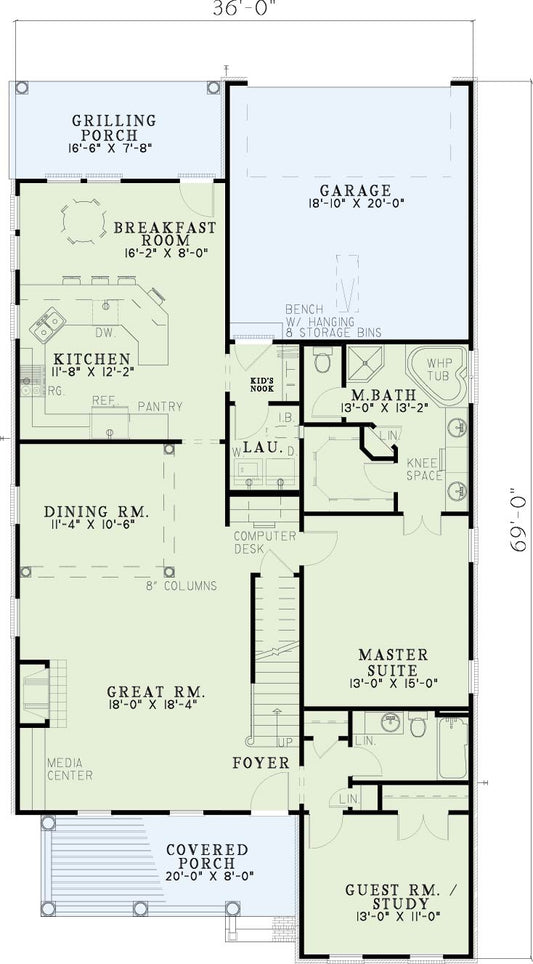 House Plan 308 Windstone Place, Village at Windstone I House Plan
