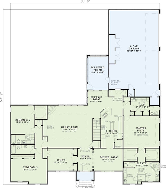 House Plan 315 Dogwood Avenue, French Traditional House Plan