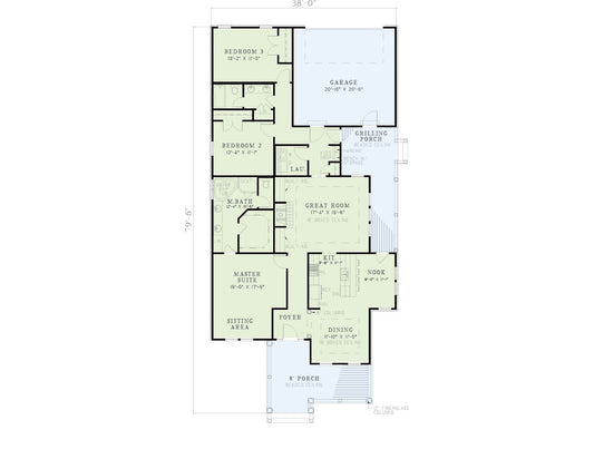 House Plan 338 Windstone Place, Village at Windstone II House Plan