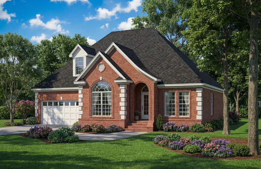 House Plan 346 Hickory Place, French Traditional House Plan