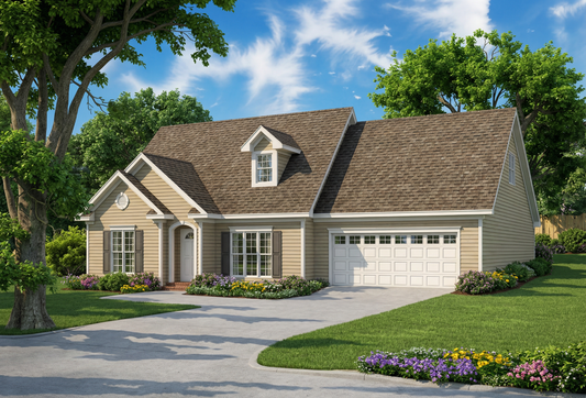 House Plan 349B Walnut Lane, Traditional House Plan