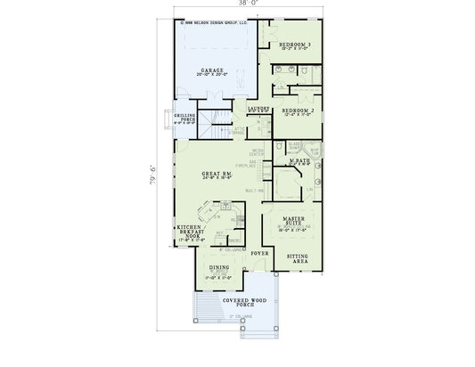 House Plan 350 Windstone Place, Village at Windstone II House Plan
