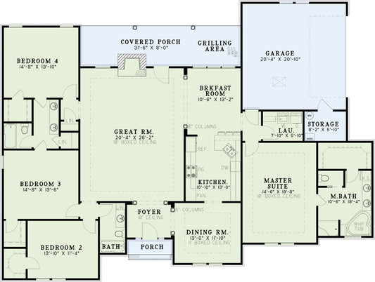 House Plan 366 Kensington Cove, French Traditional Home Plan