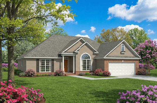 House Plan 379B Spruce Street, Traditional House Plan