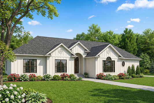 House Plan 388B Madison Avenue, French Traditional House Plan