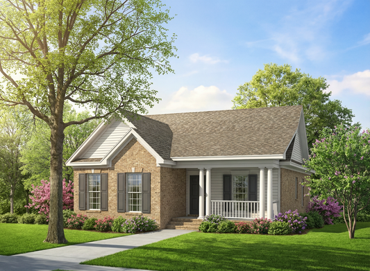 House Plan 447 Maple Street, Traditional House Plan