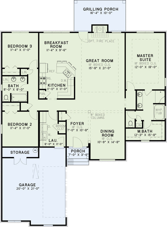 House Plan 519 Chantilly Circle, Renaissance House Plan