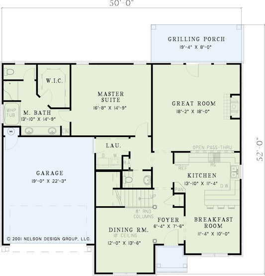 House Plan 536 Chantilly Circle, Renaissance House Plan