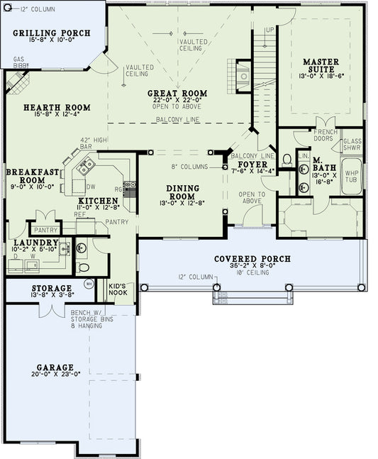House Plan 547 Autumn Drive, Traditional House Plan