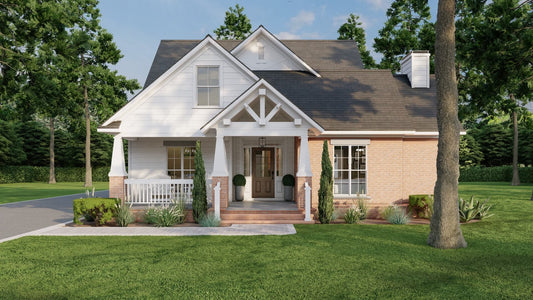 House Plan 590 Willow Lane, Arts and Crafts House Plan