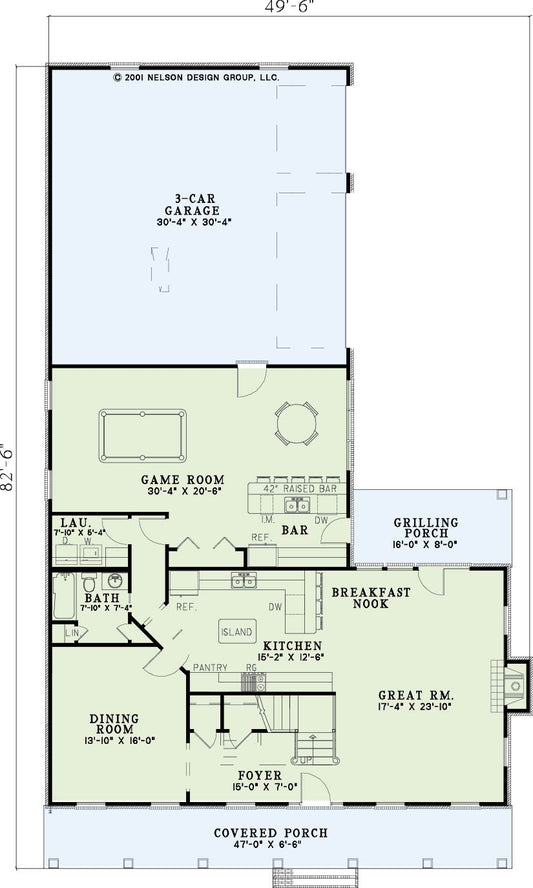 House Plan 603 Autumn Drive, Colonial Classical Federal House Plan - Nelson Design Group