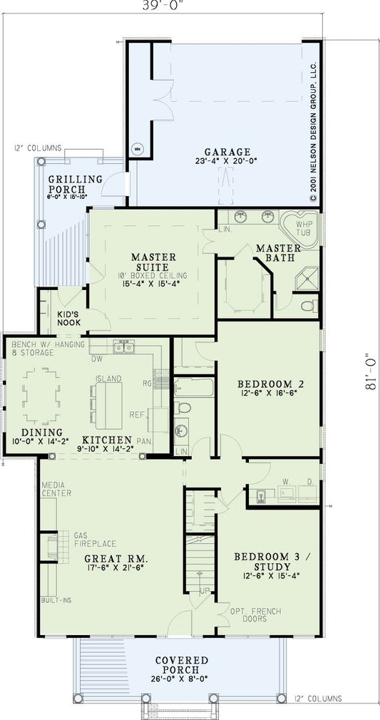 House Plan 613 William Court, Traditional House Plan