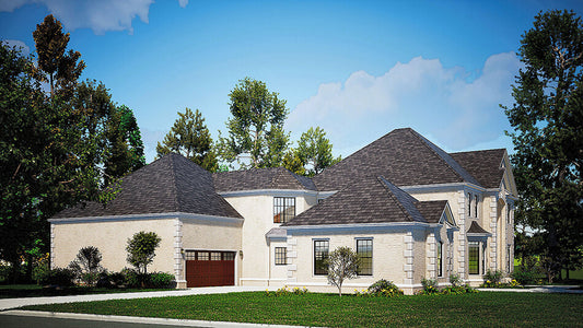 House Plan 632 Cherry Street, French Traditional House Plan