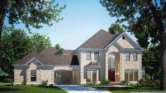 House Plan 632 Cherry Street, French Traditional House Plan