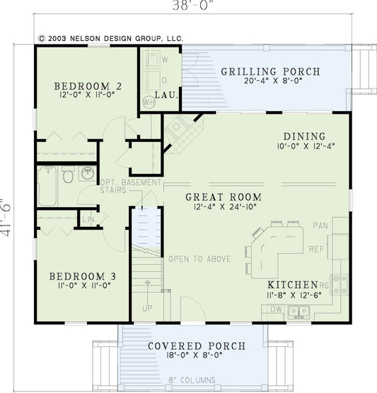 House Plan 649 Carol's Cabin, Riverbend House Plan