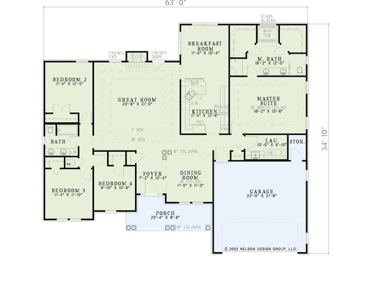 House Plan 651 Olive Street, Traditional House Plan