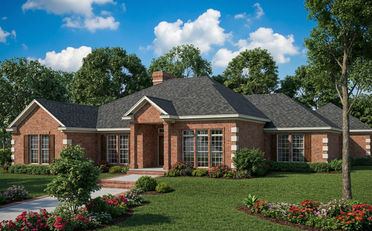 House Plan 681 Country Club Drive, French Traditional House Plan