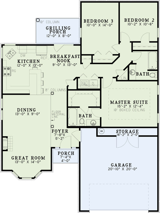House Plan 692 Justine, Affordable House Plan