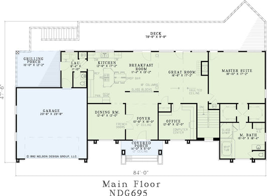 House Plan 695 Amtheyst, Modern House Plan