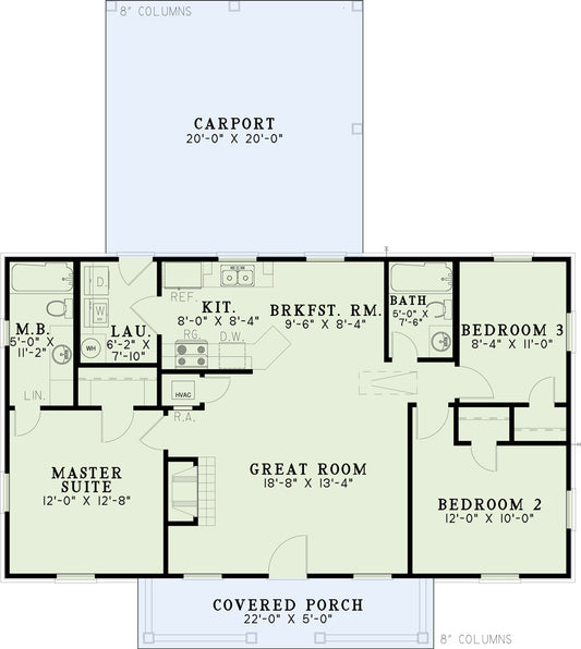 House Plan 754 Elm Street, Affordable House Plan