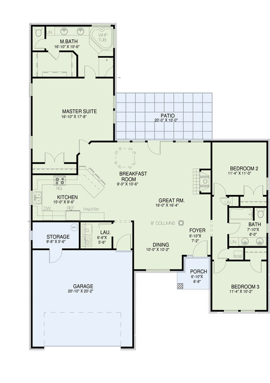 House Plan 763 Bridger Lane, Affordable House Plan