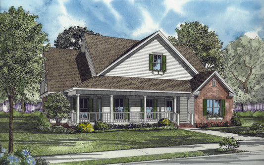 House Plan 820 Mulberry Lane, Olde Town House Plan