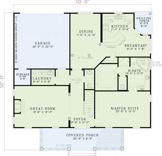 House Plan 821 Mulberry Lane, Olde Town House Plan
