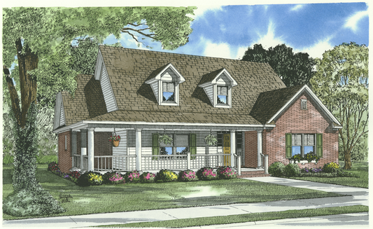 House Plan 822 Mulberry Lane, Olde Town House Plan