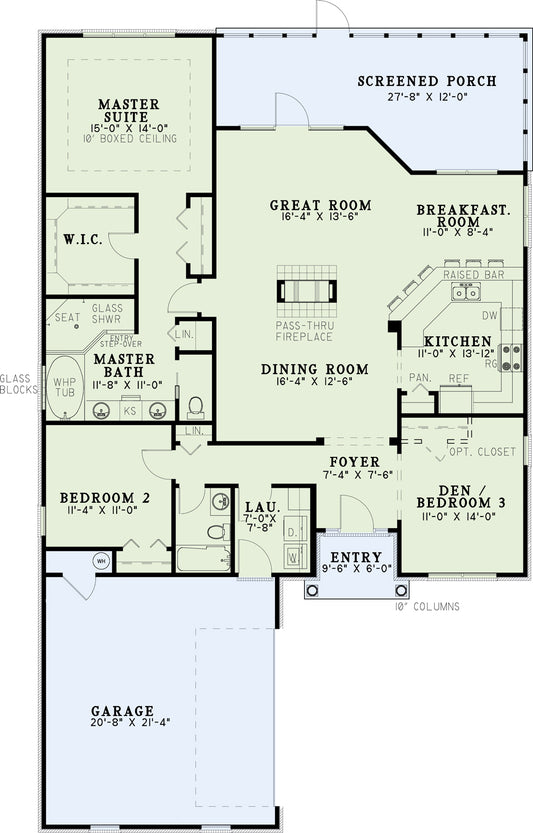 House Plan 827 Woodland Drive, Affordable House Plan