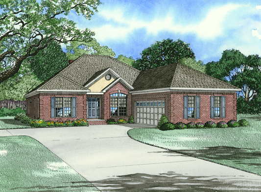 House Plan 838 Hickory Place, Traditional House Plan - Nelson Design Group