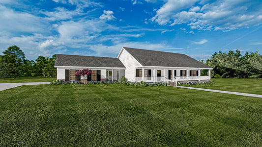 House Plan 917 Olive Street, Country Home House Plan