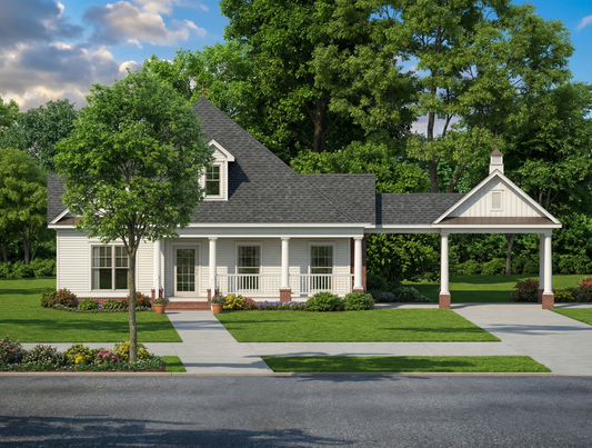 House Plan 926 Park Street, Midtown Village House Plan