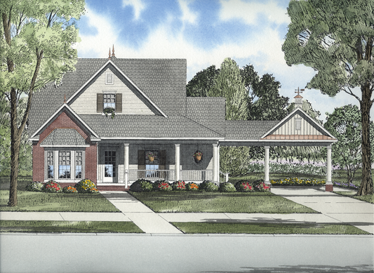 House Plan 932 Park Street, Midtown Village House Plan